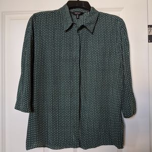 & Other Stories Pattern Button Up Shirt